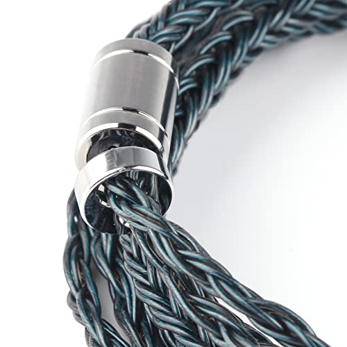 Linsoul Tripowin Zonie - Cable de auriculares SPC chapado en plata de 16 núcleos (2 pines 0.78-3.5 mm, musgo)